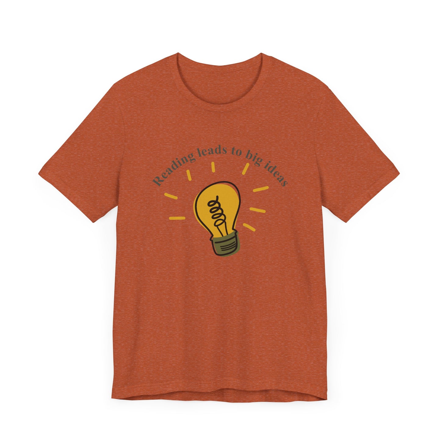 Lightbulb Reading Unisex Tee