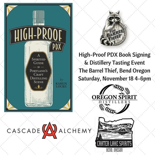 Ad for High-Proof PDX book signing