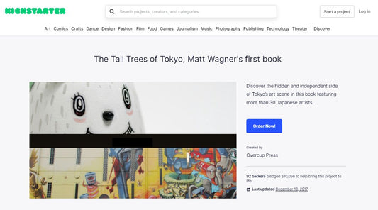 Picture of The Tall Trees of Tokyo, Matt Wagner's first book