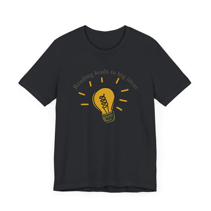Lightbulb Reading Unisex Tee
