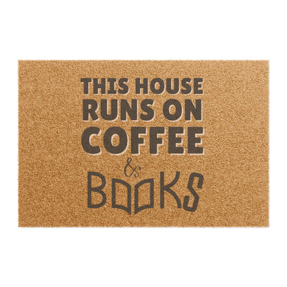 Coffee and Books Doormat