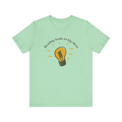 Lightbulb Reading Unisex Tee