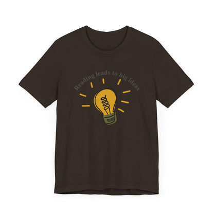 Lightbulb Reading Unisex Tee