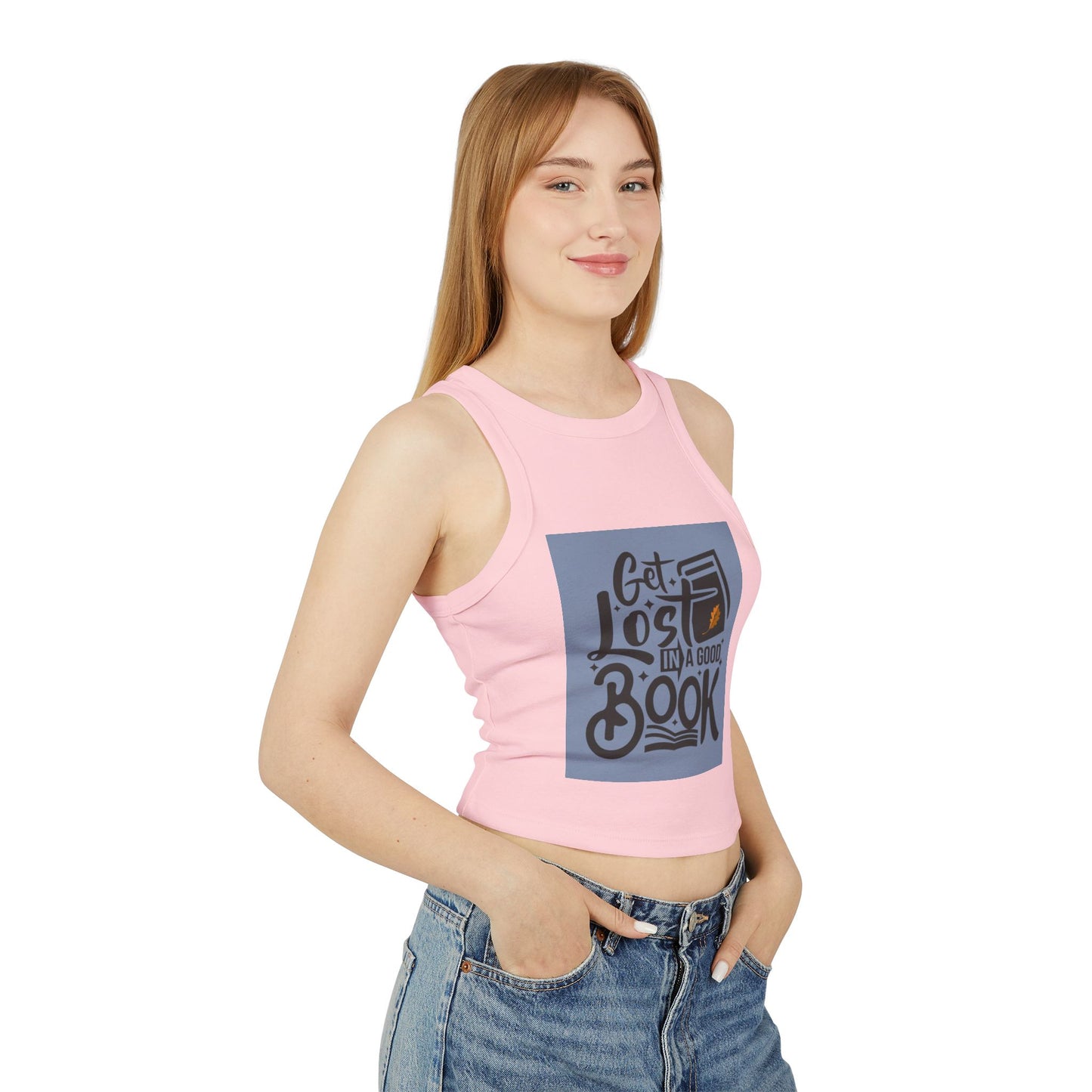 Women's Micro Rib Racer Tank Top