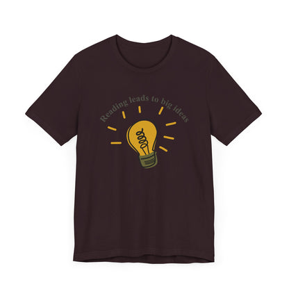 Lightbulb Reading Unisex Tee
