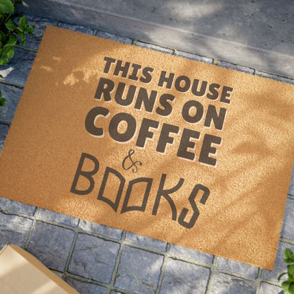 Coffee and Books Doormat