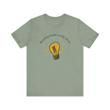 Lightbulb Reading Unisex Tee