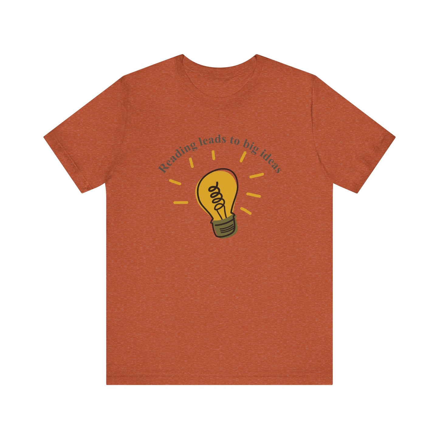 Lightbulb Reading Unisex Tee