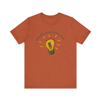 Lightbulb Reading Unisex Tee