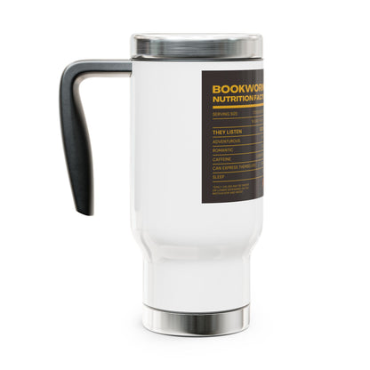 Stainless Steel Travel Mug with Handle, 14oz