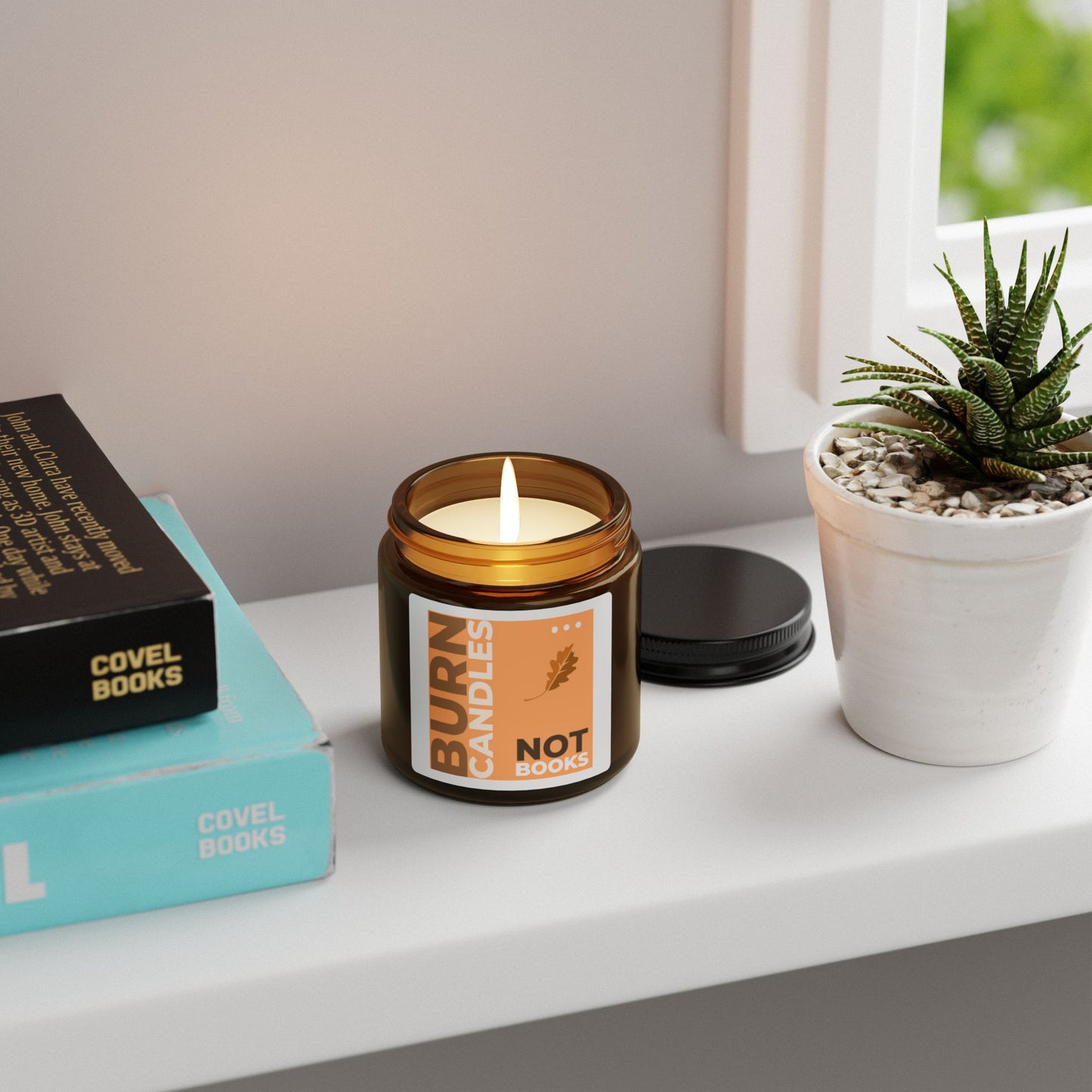 Soy Candle Burn Candles Not Books