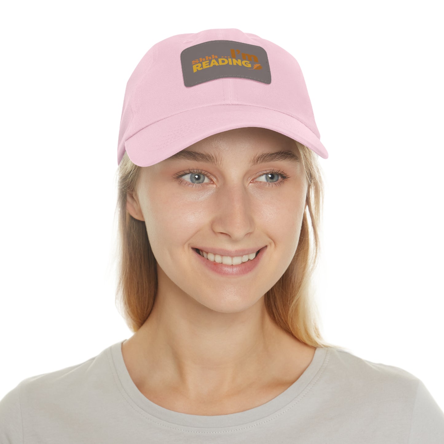 Dad Hat with Leather Patch (Rectangle)