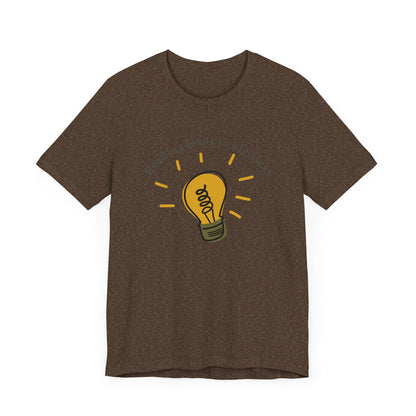 Lightbulb Reading Unisex Tee
