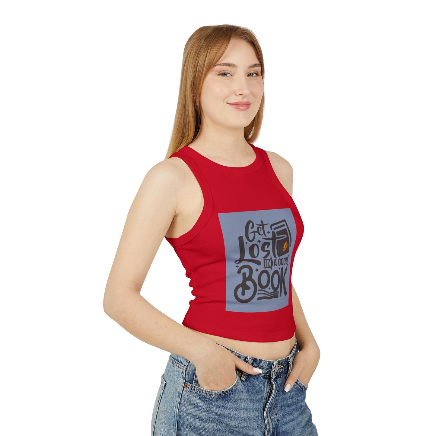 Women's Micro Rib Racer Tank Top