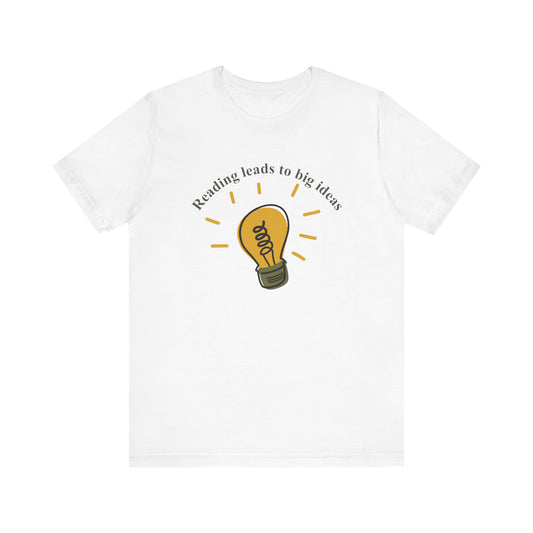 Lightbulb Reading Unisex Tee