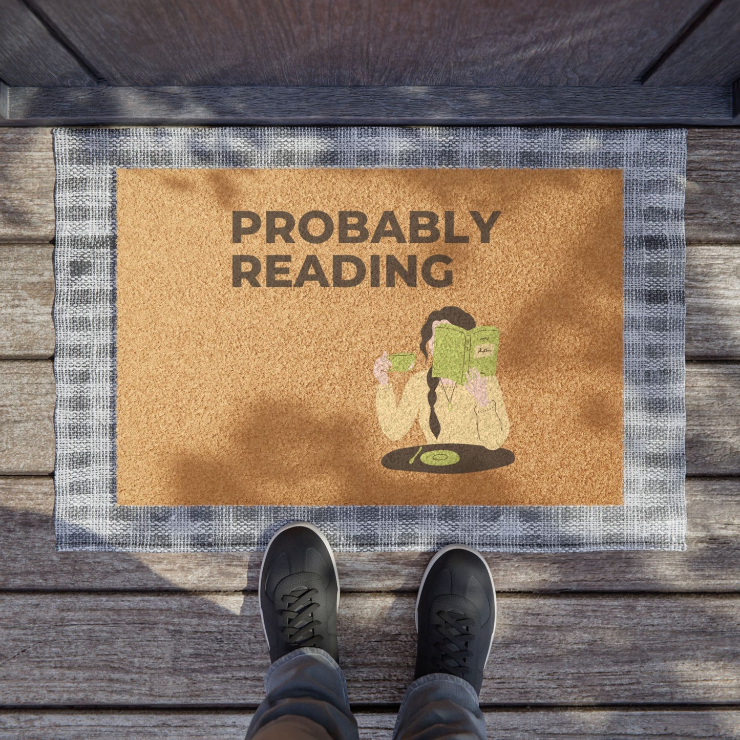 Doormat - Probably Reading Funny Entrance Mat