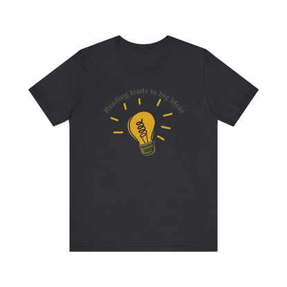 Lightbulb Reading Unisex Tee