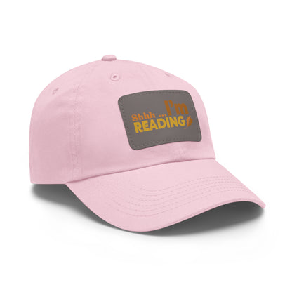 Dad Hat with Leather Patch (Rectangle)