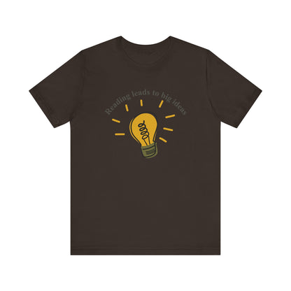 Lightbulb Reading Unisex Tee