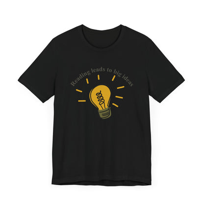 Lightbulb Reading Unisex Tee