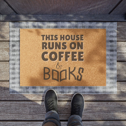 Coffee and Books Doormat