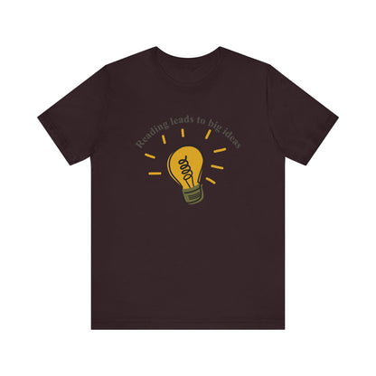 Lightbulb Reading Unisex Tee